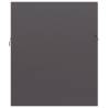 High Gloss Grey Sink Cabinet - 90x38.5x46 cm | HipoMarket