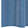 Royal Blue Voile Curtains with Loops - 140x245 cm (2 pcs)