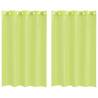 Voile Curtains with Grommets - Apple Green | 140x175 cm