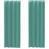 Turquoise Voile Curtains with Grommets - 2 Pcs | HipoMarket