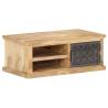 Stylish Coffee Table with Door - Solid Mango Wood