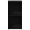 LP Storage Box Black Oak - Stylish & Durable 71x34x36 cm