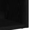 LP Storage Box Black Oak - Stylish & Durable 71x34x36 cm