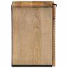 Bathroom Hanging Cabinet Brown - Solid Mango Wood 38x33.5x48cm