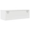 Stylish TV Cabinet White 80x31x25.5 cm - Durable & Space-Saving