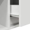 Stylish TV Cabinet White 80x31x25.5 cm - Durable & Space-Saving