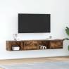  TV Cabinets 2 pcs Smoked Oak 80x31x25.5 cm Engineered Wood Colour smoked oak Quantity in Package 2 Width 80 cm 