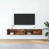 Stylish Smoked Oak TV Cabinets - 2 pcs | Hipomarket