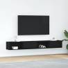  TV Cabinets 2 pcs Black Oak 100x31x25.5 cm Engineered Wood Colour black oak Quantity in Package 2 Width 100 cm 