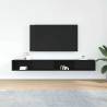 TV Cabinets 2 pcs Black Oak - Stylish & Functional Storage