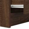 Stylish Brown Oak Bedside Cabinet - 2 Drawers | HipoMarket