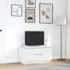 Stylish LED TV Cabinet in White - 100x41x50 cm | HipoMarket