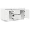 Stylish LED TV Cabinet in White - 100x41x50 cm | HipoMarket