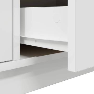 Stylish LED TV Cabinet in White - 100x41x50 cm | HipoMarket