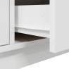 Stylish LED TV Cabinet in White - 100x41x50 cm | HipoMarket