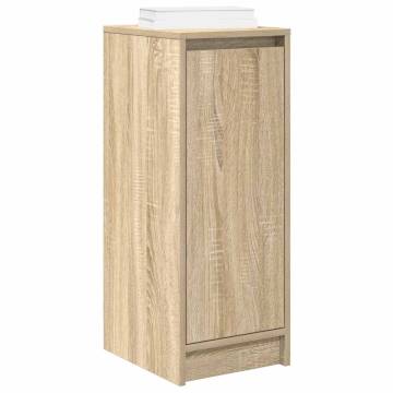 Elegant Sonoma Oak Shoe Cabinet - Organize Your Footwear