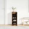 Shoe Cabinet Smoked Oak - Elegant Storage Solution | Hipomarket