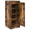 Shoe Cabinet Smoked Oak - Elegant Storage Solution | Hipomarket