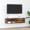  TV Cabinet Smoked Oak 100x31x25.5 cm Engineered Wood Colour smoked oak Quantity in Package 1 Width 100 cm 