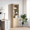 Highboard Sonoma Oak 50x35x180 cm - Stylish Storage Solution