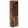 Highboard Smoked Oak - 50x35x180 cm Engineered Wood Storage