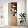 Highboard Artisan Oak - Stylish Storage Solution | Hipomarket