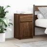  Bedside Cabinet Brown Oak 39x35x65 cm Engineered Wood Colour brown oak Quantity in Package 1 