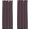 Voile Curtains with Grommets - Purple, 140x300 cm | HipoMarket