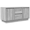 Stylish TV Cabinet with LED Lights - Grey Sonoma 100x41x50 cm