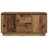 Stylish TV Cabinet with LED Lights - Old Wood 100x41x50 cm