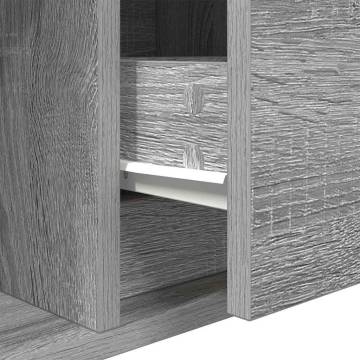 TV Cabinet Grey Sonoma 100x31x25.5 cm | HipoMarket