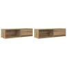 TV Cabinets 2 pcs Artisan Oak - Space Saving & Stylish Design