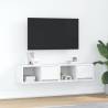  TV Cabinets 2 pcs White 60x31x25.5 cm Engineered Wood Colour white Quantity in Package 2 Width 60 cm 