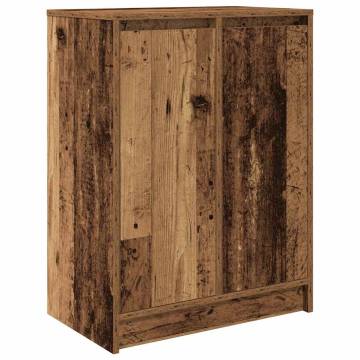 Shoe Cabinet Old Wood 57x34x76 cm | Durable & Stylish Storage