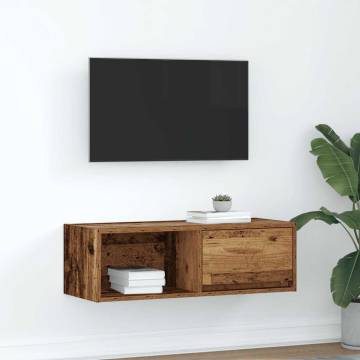 Stylish Old Wood TV Cabinet | Space-Saving & Durable Design