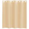 Voile Curtains with Grommets - 2 pcs Sand | HipoMarket UK