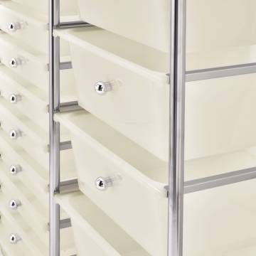 XXL 15-Drawer Mobile Storage Trolley | Organize with Style