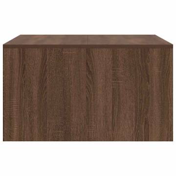 Coffee Table with Drawers - Brown Oak | HipoMarket UK