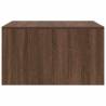 Coffee Table with Drawers - Brown Oak | HipoMarket UK