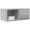 Stylish Grey Sonoma TV Cabinets - Space-Saving & Durable