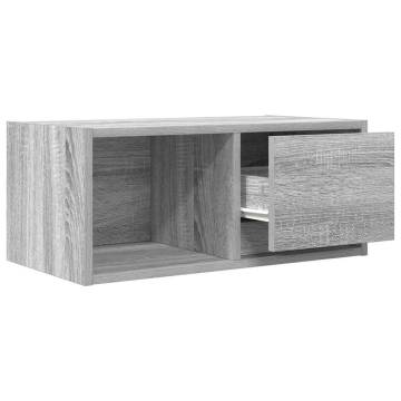 Stylish Grey Sonoma TV Cabinets - Space-Saving & Durable