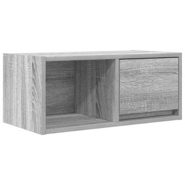 Stylish Grey Sonoma TV Cabinets - Space-Saving & Durable