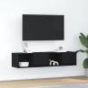  TV Cabinets 2 pcs Black Oak 60x31x25.5 cm Engineered Wood Colour black oak Quantity in Package 2 Width 60 cm 