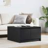  Coffee Table with Drawers Black Oak 70.5x70x40 cm Colour black oak Size 70.5 x 70 x 40 cm Quantity in Package 1 