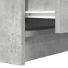 Elegant 2 Drawer Bedside Cabinets - Concrete Grey - HipoMarket