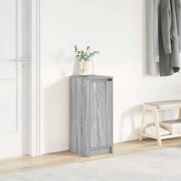 Shoe Cabinet Grey Sonoma - Stylish Storage Solution