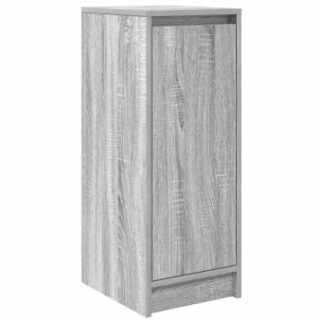 Shoe Cabinet Grey Sonoma - Stylish Storage Solution