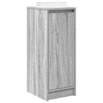 Shoe Cabinet Grey Sonoma - Stylish Storage Solution