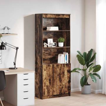 Highboard Smoked Oak - Stylish Storage Solution | HipoMarket