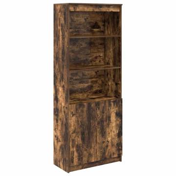 Highboard Smoked Oak - Stylish Storage Solution | HipoMarket